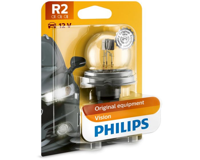 Lampe-duplo-12-V-R2-P45t-41-45/40-Watt-1p.-Blister